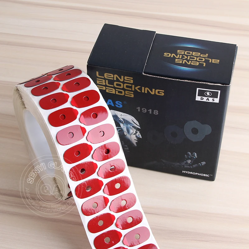 (1000pcs/roll)High Quality Hydrophobic Lenses Sticker Pads Optical