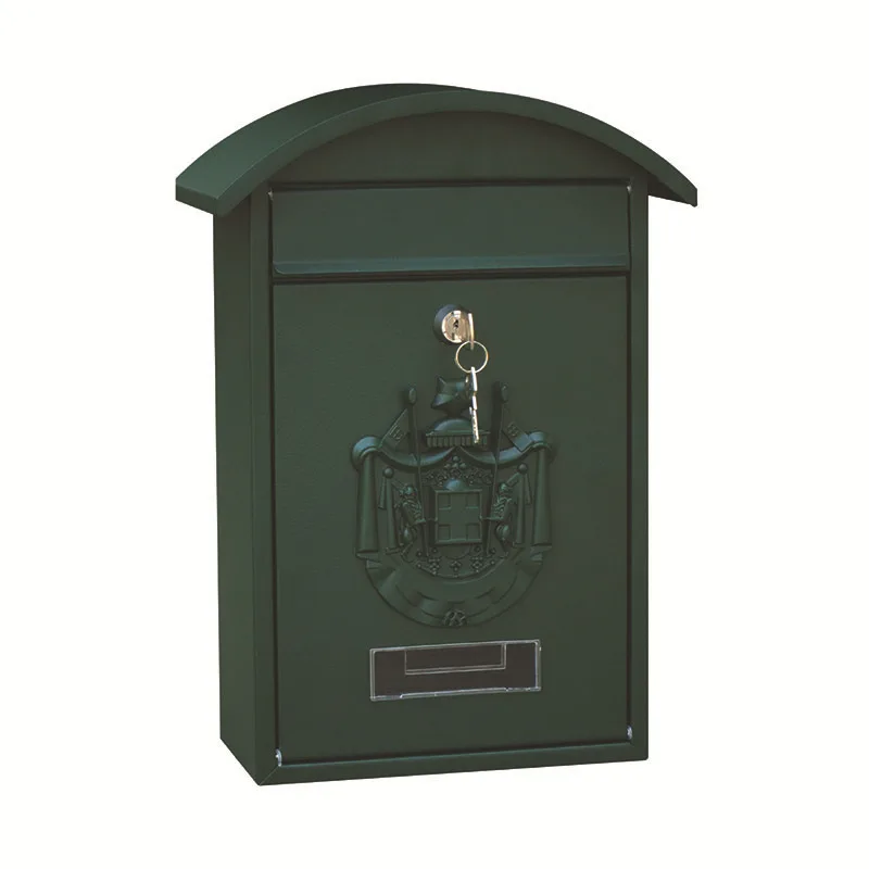 Европейская коробка с буквами, наружная домашняя вилла, настенная креативная коробка с замком, ретро почтовый ящик, дождевые украшения, почтовый замок для почтового ящика