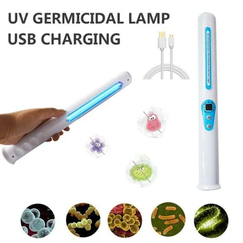 

Mini UV Light Travel USB Germicidal Lamp Hand-held For Hotel Household Car Pet LED Screen Time Display