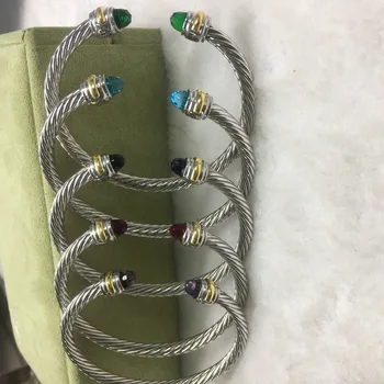 

Db Bracelet female brand popular environmental protection copper plating gold jewelry color Rhinestone for woman