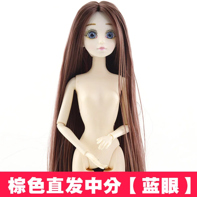 Bjd кукла волос для куклы глаза для игрушек 30 см детская одежда с фантазийным рисунком 3D реальный глаз 20 шаровой шарнир подвижный модный длинный парик волос кукла-эльф игрушка,лол куклы игрушки одежда реборна глазки - Цвет: dollB