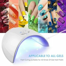 36W Art Spa Professional Nails Dryer Portable Polish USB Powered Gel Tools 12 LED UV Lamp DIY Acrylic Curing Manicure Timer