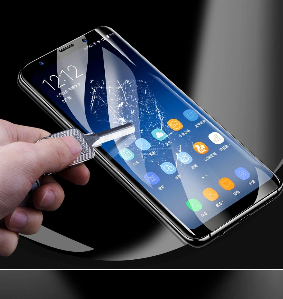 100D Гидрогелевая пленка для samsung Galaxy S8 S9 Plus S10 Plus Защитная пленка для экрана для samsung A50 A70 Note 8 9 S10e мягкая пленка не стекло