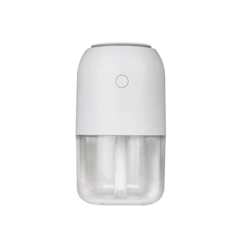 

NEW-Large Capacity Colorful Lighting Humidifier USB Rechargeable Car Portable Humidifier