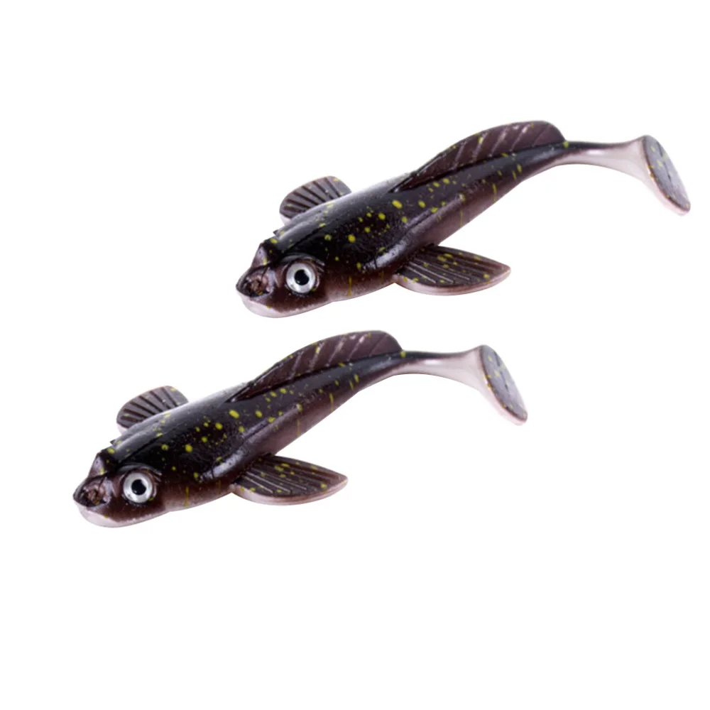 4PCS 12.5CM 17G Mini Artificial Fish Tackle Rubber Worms Soft Fake