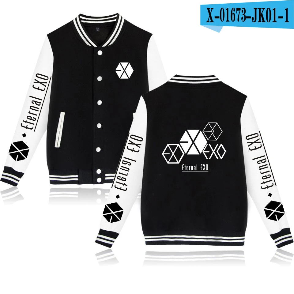 C EXO PLANET#5 куртка kpop куртка женская уличная мужские куртки с принтом EXO PLANET#5 бейсбольные куртки плюс размер Homme - Цвет: C