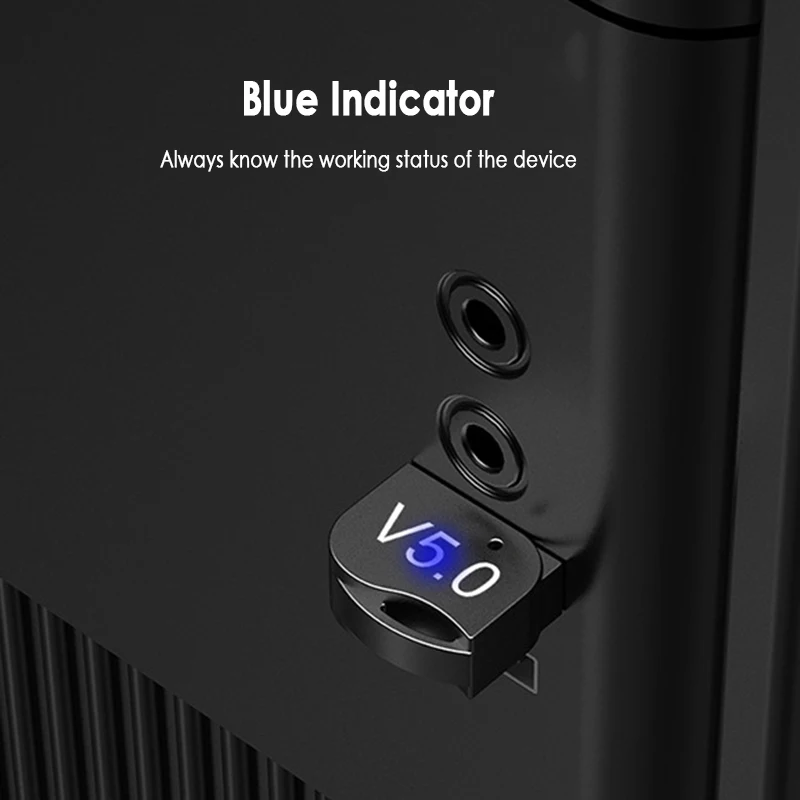 USB адаптер Bluetooth 5,0 высокоскоростной для ПК ноутбук Xbox Беспроводные адаптеры Компьютерные аксессуары для ресивера