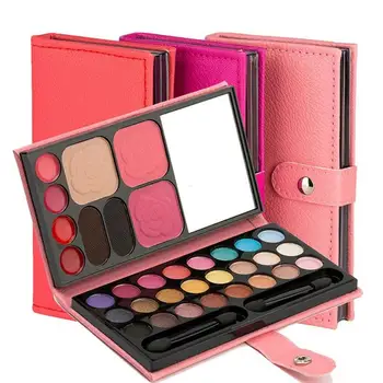 

33 Colors Matte Shimmer Blush Eyebrow Powder Makeup Professional Eyeshadow Palette with Brush Makeup Kit