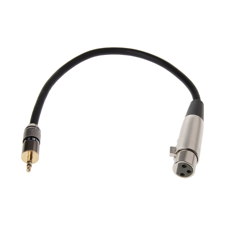 XLR 3Pin мама до 3,5 мм 1/" TRS мужской металлический разъем аудио кабель-адаптер 0,3 м 77UA