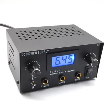 

LCD Tattoo Power Supply Dual Voltage Output Linder Shader for Tattoo Machines