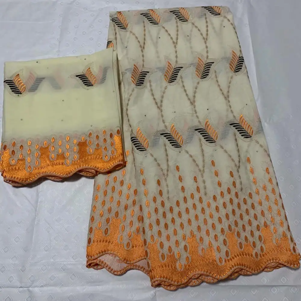 Африканская швейцарская вуаль кружевная ткань с камнями белая нигерийская кружевная ткань из Дубая для свадьбы 5+ 2 ярдов/партия