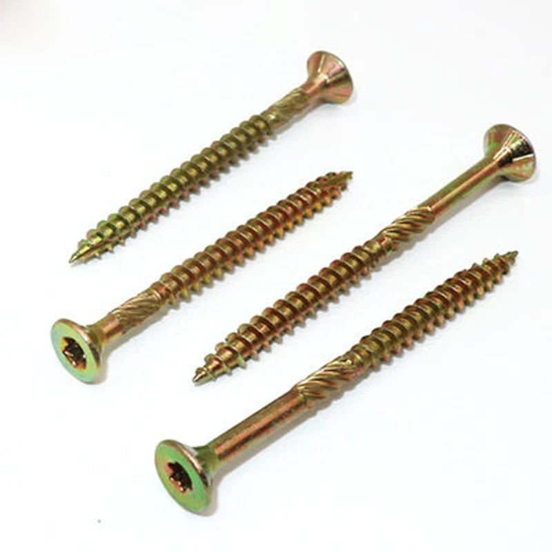 3PCSTorxScrewCountersunkHeadSelftappingBoltsM8KnurledWood