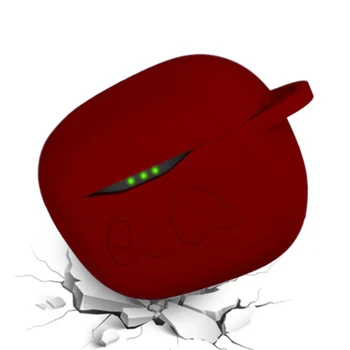 

For JBL Tune T120 TWS Wireless Bluetooth Headset Silicone Drop Protection Sleeve Dust Proof Earphone Case With Hook