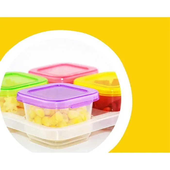 Портативная коробка для хранения продуктов питания для малышей
