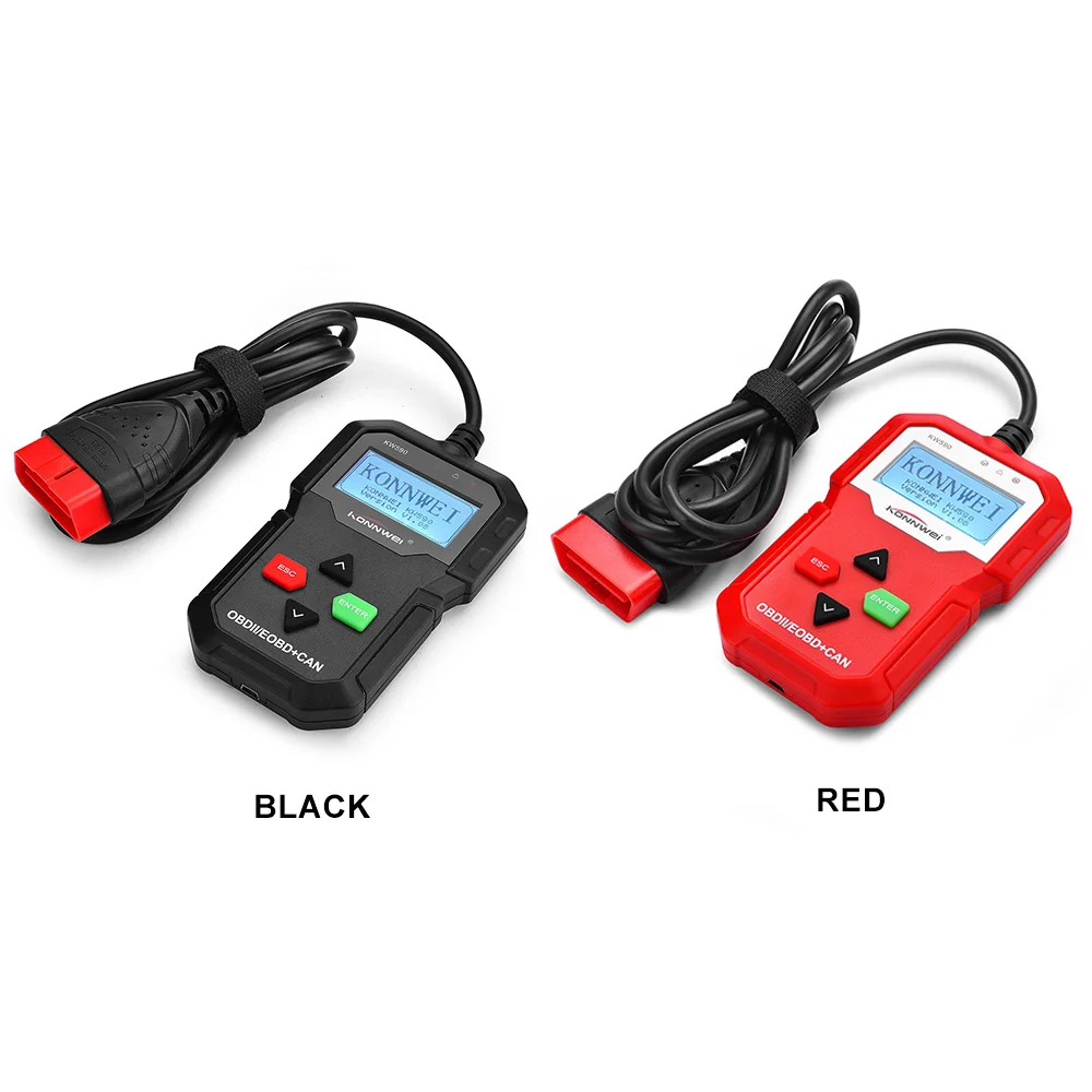 Vehemo OBD2 автомобильный диагностический сканер двигателя для KONNWEI KW590 автомобильный инструмент для чтения кода