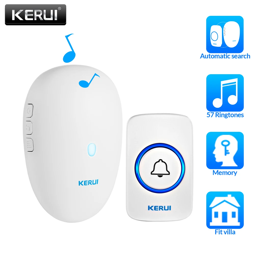 KERUI Home Security Welcome wireless Doorbell smar