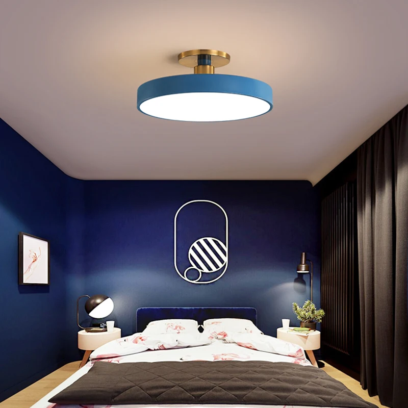 LED Ceiling Lights for Bedroom with remote control 5cm height ceiling lamp 8-20square meters modern house lighting fixture | Освещение