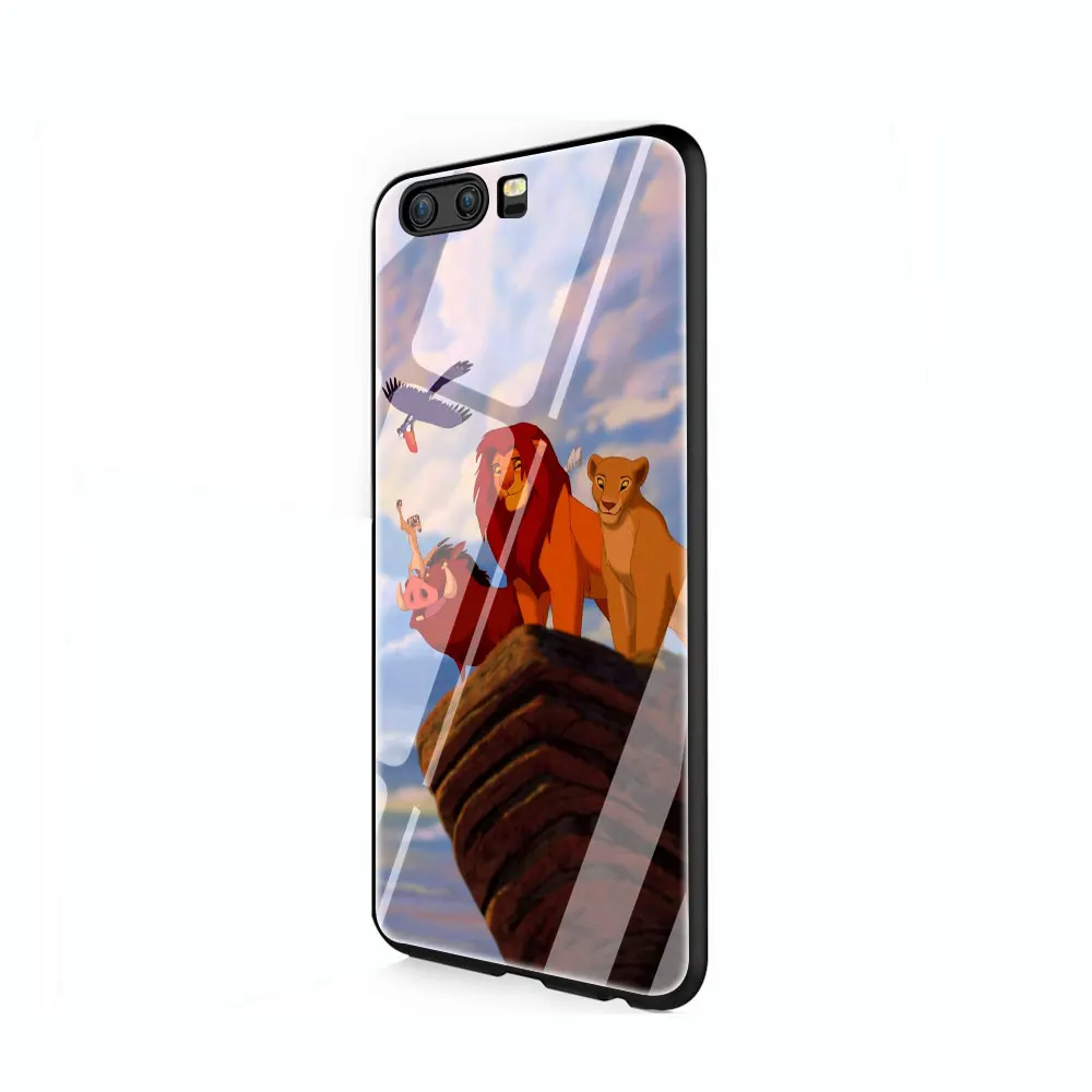G7 Роскошный чехол для телефона с закаленным стеклом Lion King Best Coque Shell Для huawei mate P 10 20 30 Lite Pro Y9 Honor 8X 7A - Цвет: G7