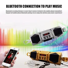12V мотоциклов MP3 музыкальный плеер Bluetooth стерео Динамик FM радио с светодиодный Дисплей Водонепроницаемый