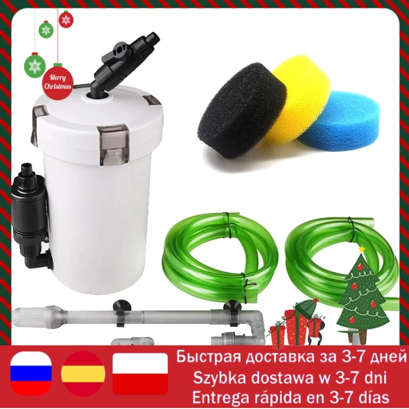 sunsun aquarium filter ultra-quiet external bucket 110V-220V / 6W HW-602 HW-603 HW-602B HW-603B | Дом и сад