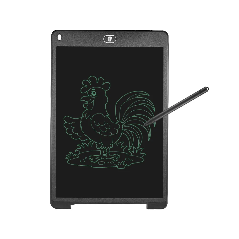 11,4 дюймовый ЖК-планшет блокнот для рисования цифровая доска для заметок - Цвет: Черный