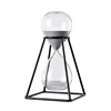 Metal 30 Minutes Hourglass Timer Modern Art Ornament Glass Timing Hourglass Creative Office Living Room Desktop Home Decoration 6