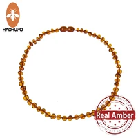 HAOHUPO Class A Natural Bead Necklace Baltic Teething Ambers Necklace For Baby Drool Highest Quality Certified Amber Jewelry - Image 5