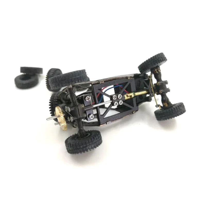 Dasmikro Das87 Das87A03 HO Масштаб 1/87 4x4 Шасси DIY пустынный грузовик гусеничный комплект с 3D