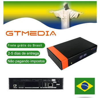 

Receptor Gtmedia V8 Nova built-in WIFI power by freesat v8 super DVB-S2 Europe Cline for 3 Years TV Box Same as V9 Super TV Box