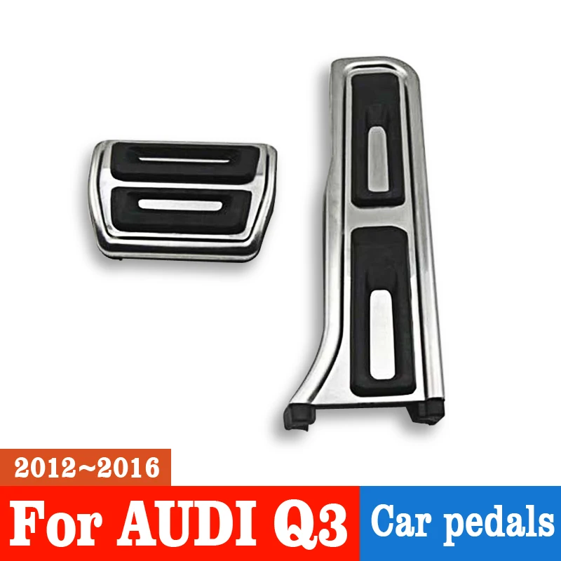Авто ускоритель педаль тормоза сцепления ног педали Накладка для AUDI Q3 2012 2013 2014 2015