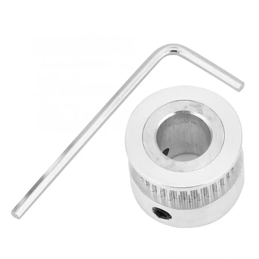 2GT 30 Teeth Timing Belt Pulley Bore 5/6/8/10mm ID With Hex Wrench For 6mm Wide Timing Belt