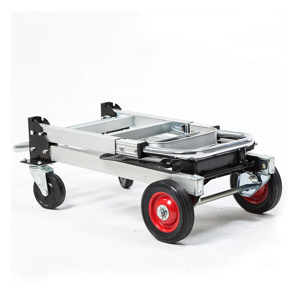 100kg Car Roll Luggage Cart Portable 