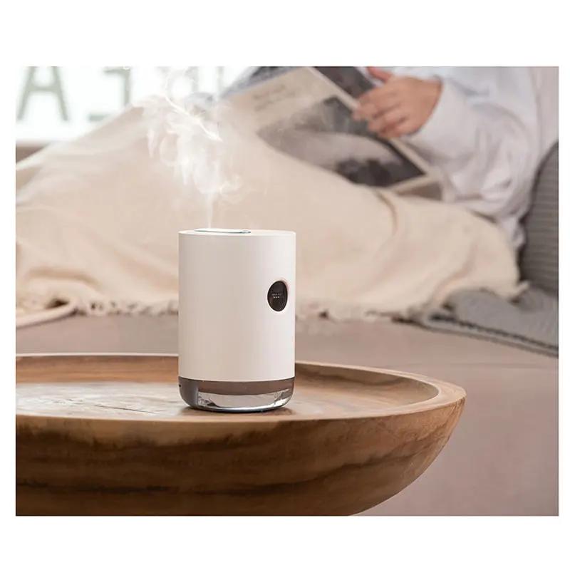 1L Built-in battery Air Humidifier With 3000mAh Battery Ultrasonic Essential Aroma Oil Diffuser Home Portable Air Purifier Mist
