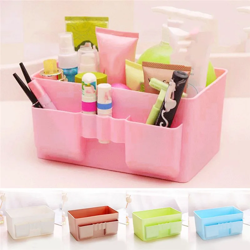 

Multi-Slots Design Makeup Arrangement Storage Box Organizer Brush Storage Pen Pencil Holder Container Desk Organizer