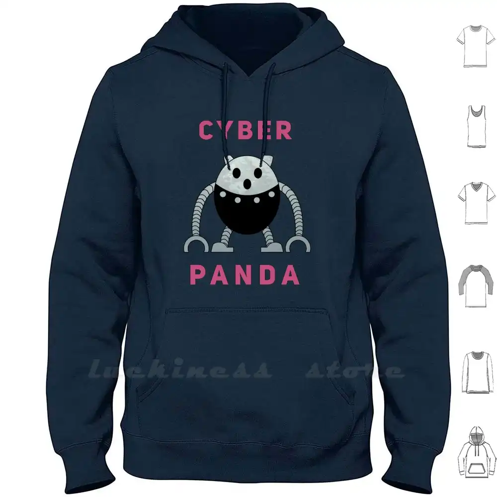 Cyber Panda Hoodies Long Sleeve Panda Bear Puppy Robot Steel Cyborg One Piece Sea Ocean Anime Manga Hoodies Sweatshirts Aliexpress