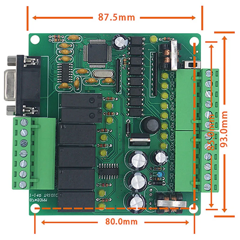 DC24V FX1N-14MR промышленная плата управления PLC программируемый логический контроллер Лер релейный выход Реле PLC автоматическое сохранение при отключении питания