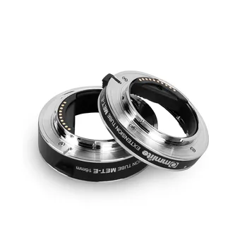 

COMMLITE Automatic Macro Extension Tube Ring Set 10mm 16mm Auto Focus TTL Exposure Compatible with Sony E-mount Cameras & Lens