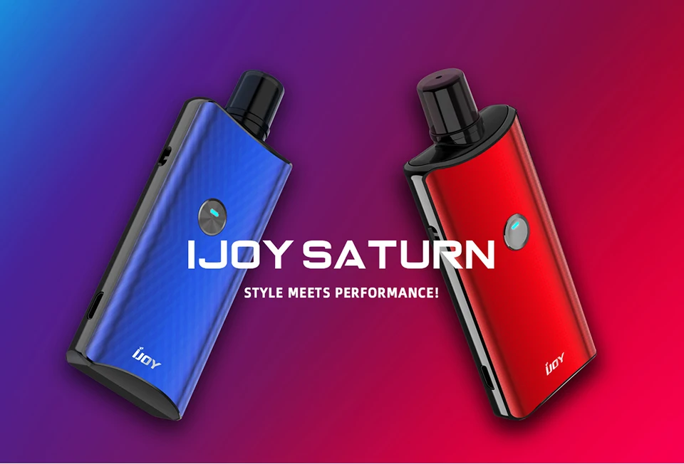 16 Вт IJOY Saturn Pod Комплект с 1100 мАч Vape Mod 3 мл Сатурн картридж 0.6ohm VS Ijoy Neptune электронные сигареты