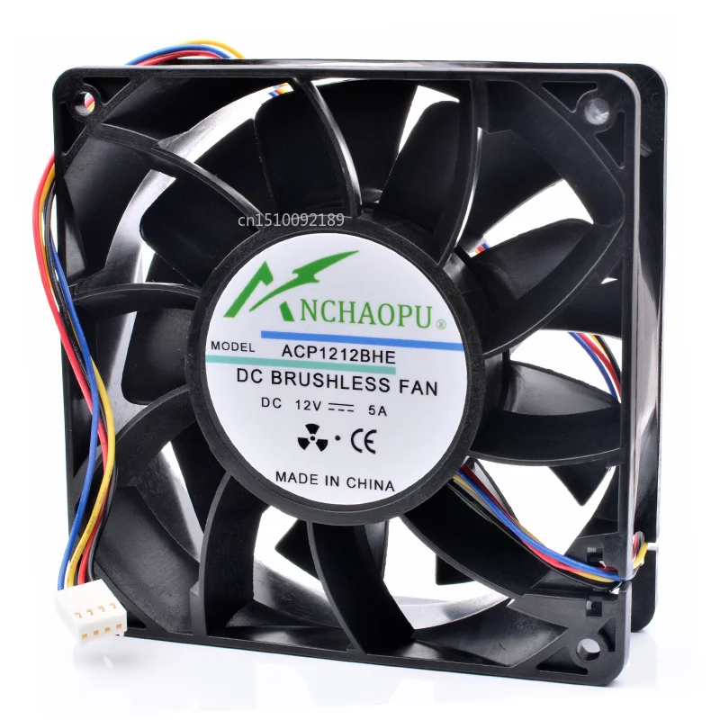 Мощный охлаждающий вентилятор для ACP1212BHE 12 см 12038 120 мм 120x120x38 В постоянного тока 5A