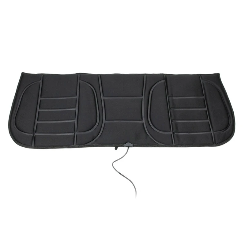 12V черный автомобиль с подогревом заднего сиденья Подушка с подогревом чехол для автомобиля наборы автомобиля подогреватель колодки