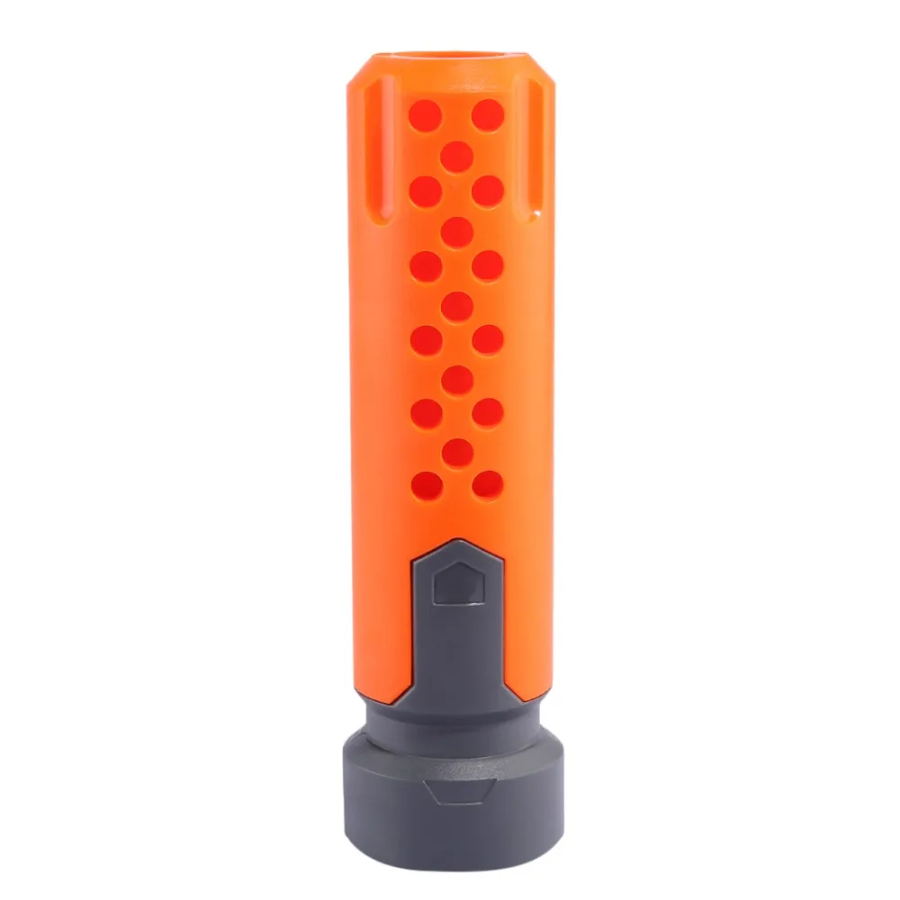 Модифицированная передняя трубка украшения для Nerf-оранжевый+ серый для Nerf пистолет модификция