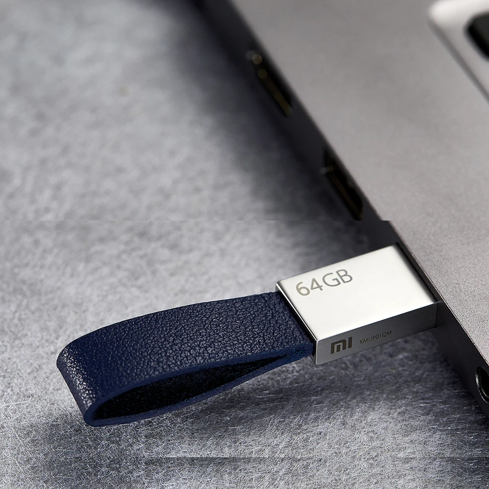 Xiaomi Mijia U диск 64 Гб USB 3,0 Высокоскоростная передача металлический корпус Компактный размер переносной ремешок дизайн для умного дома
