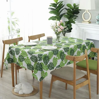 

Pastoral Style Decorative Table Cloth Cotton linen Tablecloth Dining Table Cover For Kitchen Home Decor