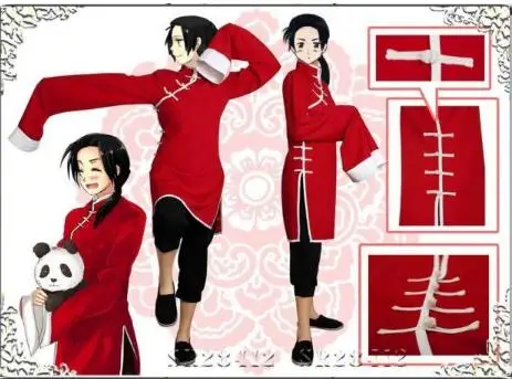Костюм для косплея Axis Powers Hetalia APH костюм Тан топ штаны пояс cos аниме |