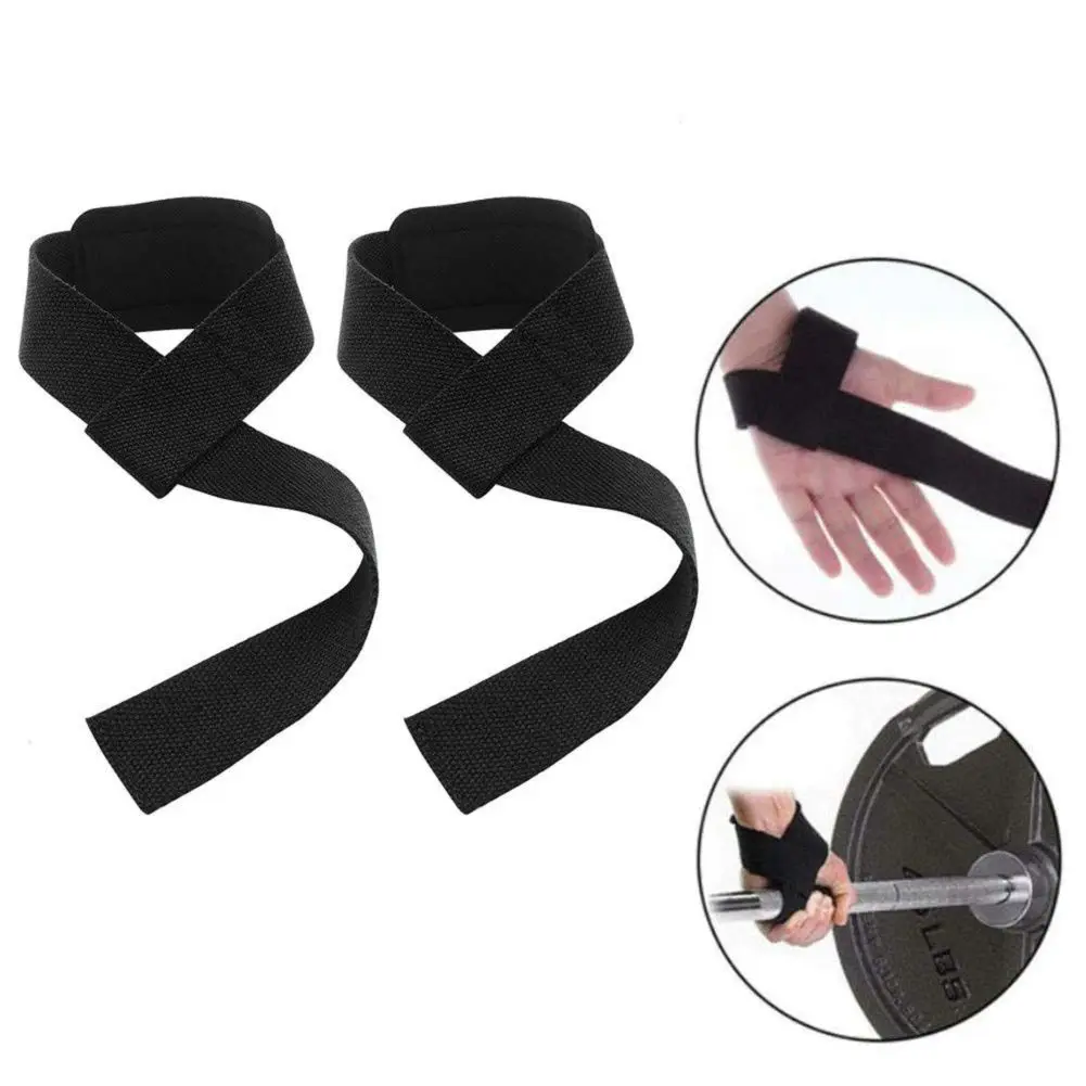 2Pcs Crossfit Gloves Weightlifting Straps Fitness Bodybuilding Dumbbell Exercise Tool Barbell Training Wrap Equipment Gym Wrist