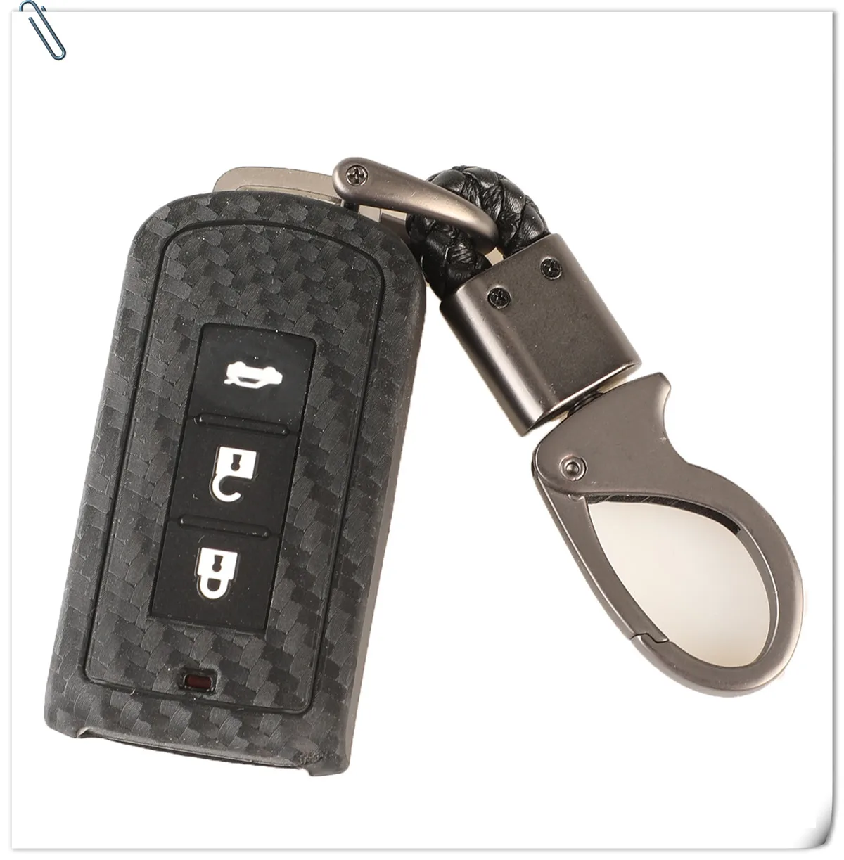 Keyforkess set portachiavi per auto fob per MITSUBISHI Outlander Lancer EX ASX Colt Grandis Pajero Sport copertura a distanza in fibra di Silicone 6 Keyforkess set portachiavi per auto fob per MITSUBISHI Outlander Lancer EX ASX Colt Grandis Pajero Sport copertura a distanza in fibra di Silicone - Hf48c60dd2f8f4c1f87dce77391a19742z