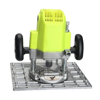

Professional Wood Milling Trimming Machine Flip Plate Guide Table Aluminum Router Table Insert Plate For Woodworking Work Bench