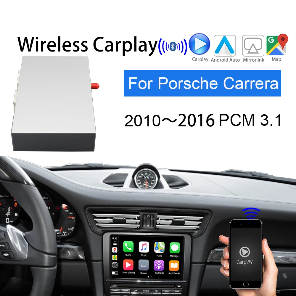 2-1-Apple CarPlay for Porsche Panamera 911 PCM3.1Support Car play navi IOS Upgrade Screen Android Auto Mirror For Carrera