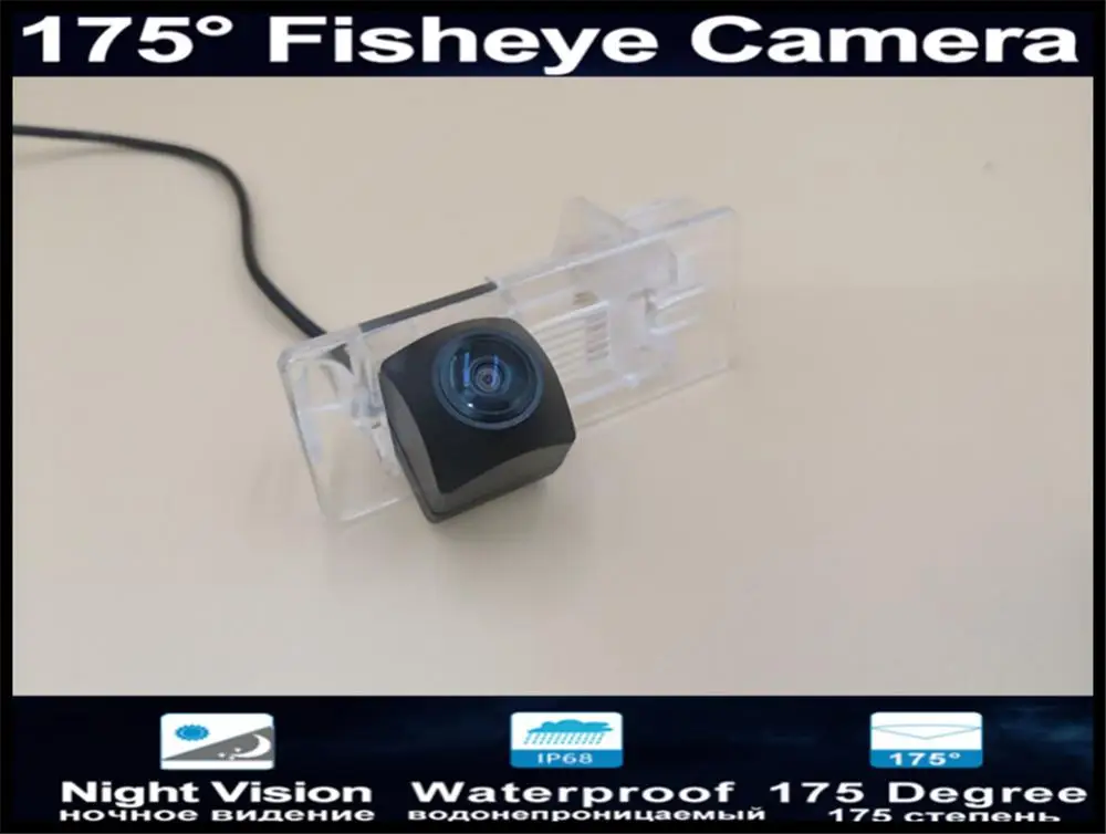

175 Degree 1080P Fisheye Lens Car Rear view Camera Parking Reverse Camera For Renault Fluence 2013 2014 Car Camera