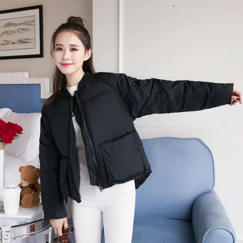 

New Style Students Short Loose And Plus-sized Cotton Coat down Coat Puffy Cotton-padded Clothes Winter Coat Women's 8782 #